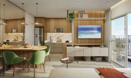 Chácara Klabin Apartamento A Venda 3 Dormitório 54m² 1 Vaga Novo Com Lazer Completo