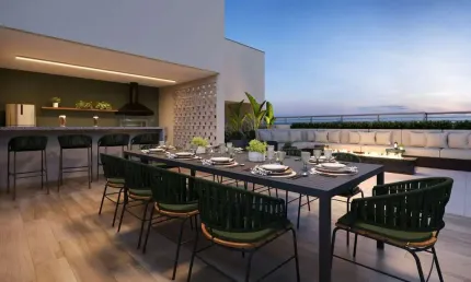 Apartamento a venda na água branca,2 dormitórios,área construída 45m²,com lazer completo !