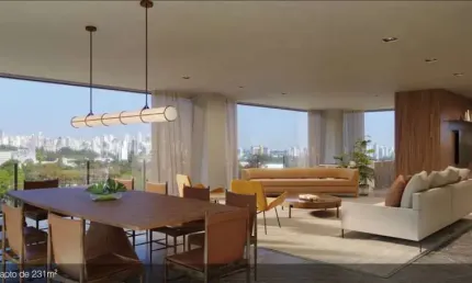 Ibirapuera apartamento a venda com 4 dormitórios 231 m² 4 vagas novo pronto para morar  com lazer completo