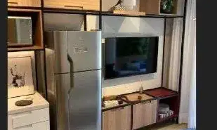 Santa cecilia apartamento a venda  studio com 24m2 novo pronto p  morar