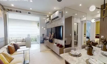 Chácara klabin apartamento a venda 2 dormitórios 71m² 1 vaga novo com lazer completo.