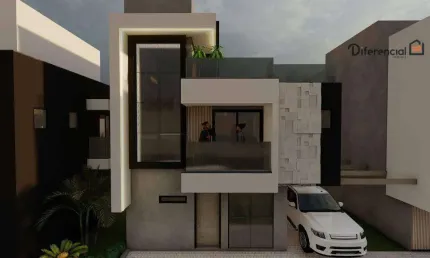 Sobrado Triplex com 3 dormitórios à venda, 208 m² por R$ 1.350.000 - Jardim das Américas - Curitiba/PR