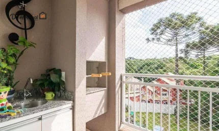 Apartamento com 3 dormitórios à venda, 87 m² por R$ 660.000,00 - Santo Inácio - Curitiba/PR