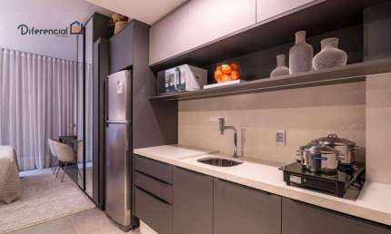 Studio com 1 dormitório para alugar, 23 m² por R$ 3.681,76/mês - Batel - Curitiba/PR