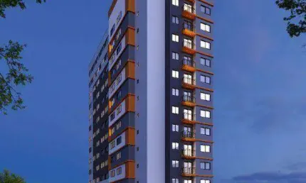 Apartamento com 2 dormitórios à venda, 45 m² por R$ 388.830,76 - Centro - Curitiba/PR
