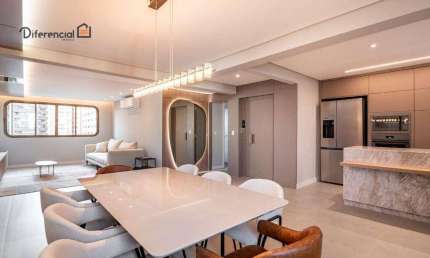 Apartamento com 3 dormitórios para alugar, 200 m² por R$ 12.851,63/mês - Bigorrilho - Curitiba/PR