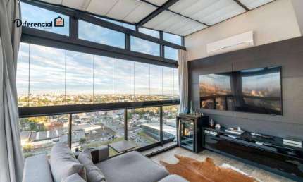 Cobertura Duplex de 97 m² para locação no Champagnat, com vista panorâmica para o Parque Barigui – R$ 6.587,28/mês – Curitiba/PR