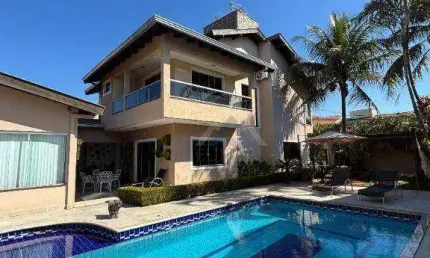 Sobrado com 4 dormitórios à venda, 242 m² por r$ 2.650.000,00 - aspen park residence - londrina/pr