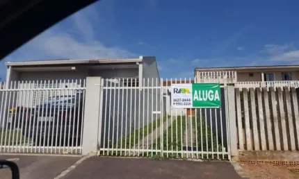 Casa residencial com 2 quartos  para alugar, 50.00 m2 por r$1000.00  - iguaçú - fazenda rio grande/pr