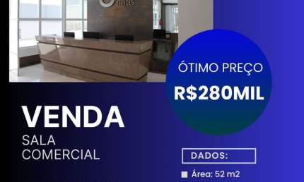 Sala Comercial para Venda em São José dos Campos, Jardim São Dimas, 1 banheiro, 2 vagas