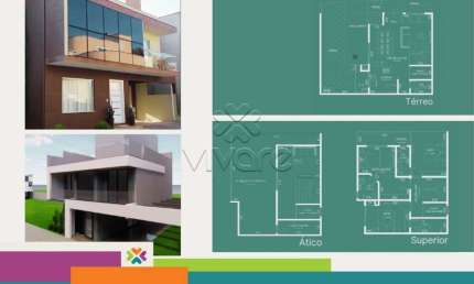Casa em condomínio fechado com 3 quartos à venda na Avenida Cândido Hartmann, 5118, Santa Felicidade, Curitiba por R$ 1.648.000