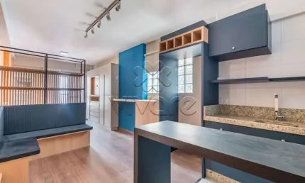 Apartamento com 1 quarto para alugar na Rua Desembargador Ermelino de Leão, 181, Centro, Curitiba, 35 m2 por R$ 2.200