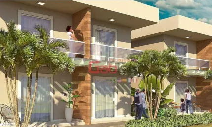 Casa com 2 dormitórios à venda, 67 m² por R$ 310.000 - Peró - Cabo Frio/RJ