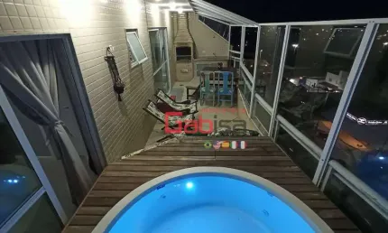 Cobertura com 3 dormitórios à venda, 192 m² por R$ 950.000,00 - Braga - Cabo Frio/RJ