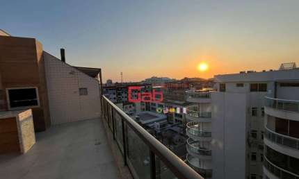 Cobertura com 3 dormitórios, 130 m² - venda por R$ 1.800.000,00 ou aluguel por R$ 6.500,00/mês - Centro - Cabo Frio/RJ