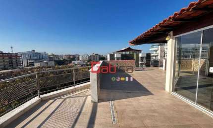 Cobertura com 3 dormitórios à venda, 123 m² por R$ 630.000,00 - Braga - Cabo Frio/RJ