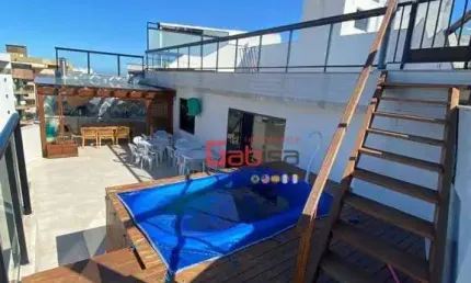 Apartamento Triplex com 4 dormitórios à venda, 340 m² por R$ 1.490.000,00 - Algodoal - Cabo Frio/RJ