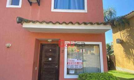 Casa com 3 Quartos e 2 salas à venda, em Condomínio com piscina 150 m² por R$ 440.000 - Praia Rasa - Armação dos Búzios/RJ