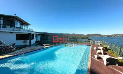 Casa com 6 dormitórios à venda, 1000 m² por r$ 15.000.000,00 - ilha da conceição - cabo frio/rj