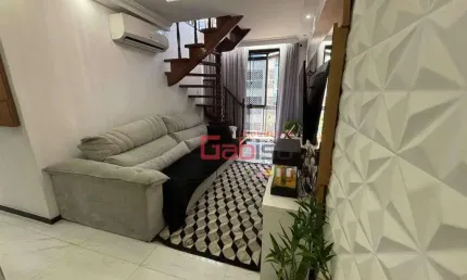 Cobertura com 3 dormitórios à venda, 120 m² por R$ 1.200.000,00 - Vila Nova - Cabo Frio/RJ