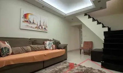 Casa Sobreposta para Venda em Mauá, PARQUE SÃO VICENTE, 3 dormitórios, 1 suíte, 4 banheiros, 2 vagas