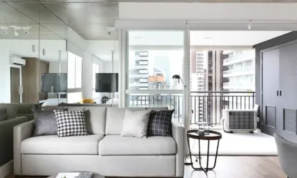 Apartamento com 1 quarto para alugar na rua jean peltier, 311, cidade monções, são paulo, 63 m2 por r$ 4.800