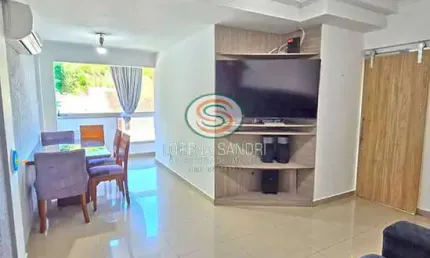 Apartamento 3 quartos, suíte, sol da manhã, 77m², em Jardim Camburi.