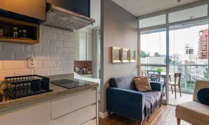 Apartamento tipo para venda com 1 quarto, sendo 1 suíte, 35m²