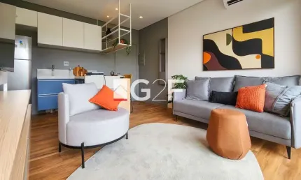 Apartamento com 1 quarto à venda na Rua Alecrins, 386, Cambuí, Campinas, 38 m2 por R$ 600.000