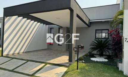 Casa em condomínio fechado com 3 quartos à venda na Avenida Gentil Martins, 758, Jardins do Império, Indaiatuba, 150 m2 por R$ 850.000