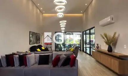 Casa em condomínio fechado com 4 quartos à venda na estrada municipal de paulínia trezentos e setenta, 4084, parque brasil 500, paulínia, 333 m2 por r$ 3.680.000