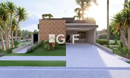 Casa em condomínio fechado com 3 quartos à venda na Rua Sebastião Cardoso, 168, Parque Brasil 500, Paulínia, 212 m2 por R$ 1.940.000