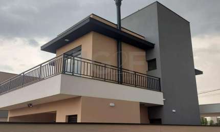 Casa em condomínio fechado com 3 quartos à venda na Avenida Luiz Greco, 500, Vila Monte Alegre, Paulínia, 150 m2 por R$ 1.110.000