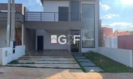 Casa em condomínio fechado com 3 quartos à venda na Avenida Luiz Greco, 500, Vila Monte Alegre, Paulínia, 184 m2 por R$ 1.050.000
