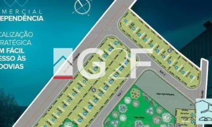 Terreno comercial à venda na Avenida Independência, 73, Santa Claudina, Vinhedo por R$ 450.000