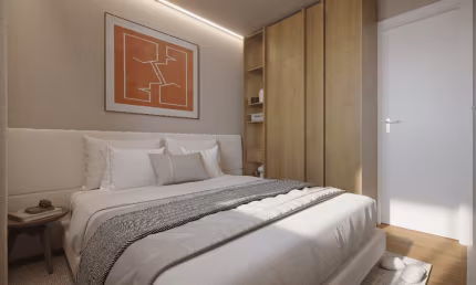 Apartamento com 2 quartos em Recife, na Caxangá, com uma suíte e varanda