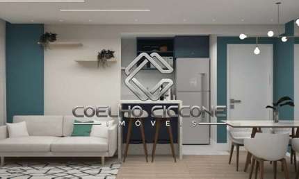 Apartamento com 2 quartos à venda no Utinga, Santo André  por R$ 313.000