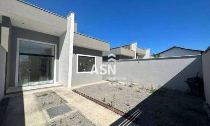 Casa linear moderna com 3 dormitórios à venda, 80 m² por R$ 420.000 - Extensão do Bosque - Rio das Ostras/RJ