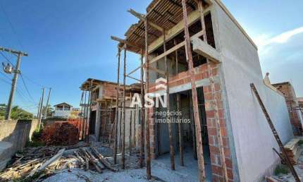 Casa Linear com 2 dormitórios à venda, 52 m² por R$ 300.000 - Enseada das Gaivotas - Rio das Ostras/RJ