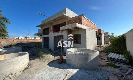 Casa Linear com 2 dormitórios à venda, 52 m² por R$ 300.000 - Enseada das Gaivotas - Rio das Ostras/RJ