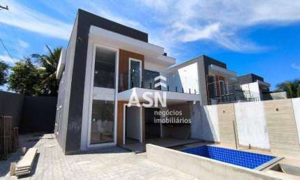 Casa com 4 dormitórios à venda, 140 m²  à partir de R$ 800.000 - Colinas - Rio das Ostras/RJ