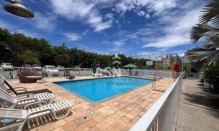 Apartamento com 2 dormitórios para alugar, 45 m² por R$ 1.829,92/mês - Atlântica - Rio das Ostras/RJ