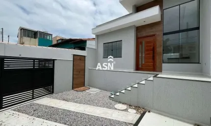 Casa Linear com área gourmet no Jardim Campomar  -  Rio das Ostras