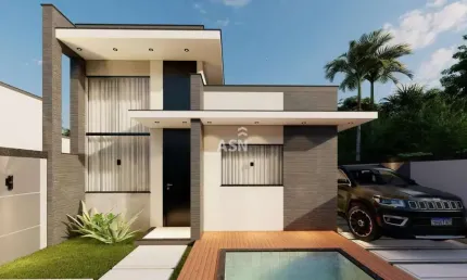 Casa linear em extensão do bosque  -  rio das ostras