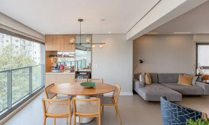 Apartamento  de 117m² - Campo Belo - com varanda integrada, 2 suítes - São Paulo - SP