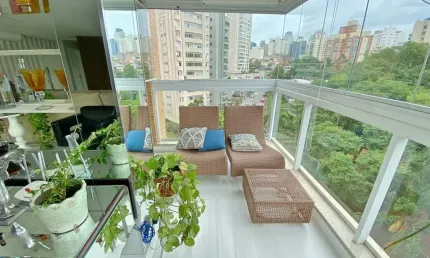 Apto alto padrão - chácara klabin - 217 m² - 4 dorm sendo 3 suites
