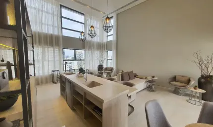 Apto  1 dorm - 44 m² - Jardins - pronto para morar - 1vaga