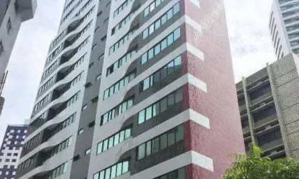 Flat com 1 dormitório para alugar, 32 m² - Boa Viagem - Recife/PE