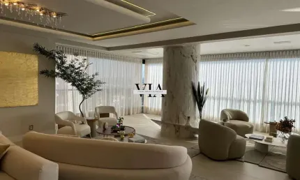 Apartamento de 344m² MOBILIADO  no condomínio Canvas em Alpahville