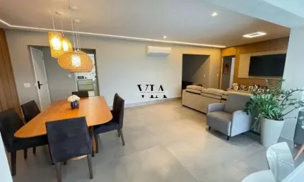 Apartamento moderno no condomínio Alpha Vita - 03 Suítes - 144m²